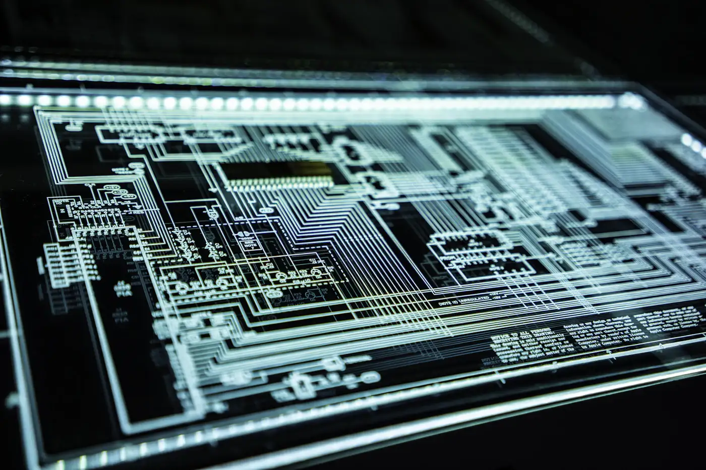 Illuminated circuit board